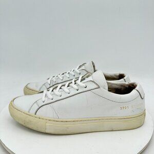 Common Project Achilles Women Size EU 37 US 7 White Leather Low Training Shoes
